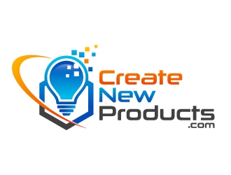 Create New Products.com logo design by kgcreative