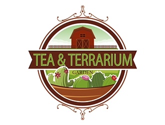Tea & Terrarium logo design by rikFantastic