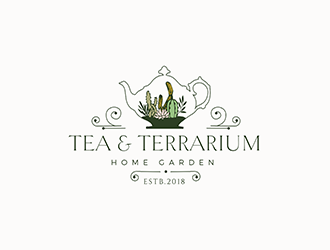 Tea & Terrarium logo design by wonderland