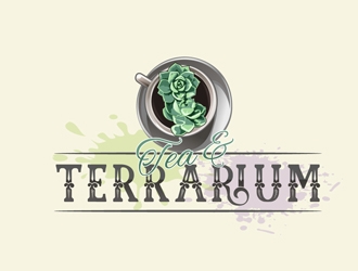 Tea & Terrarium logo design by DreamLogoDesign