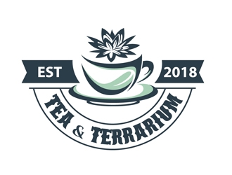 Tea & Terrarium logo design by DreamLogoDesign