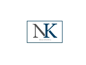 Real Estate by NK logo design by jhanxtc