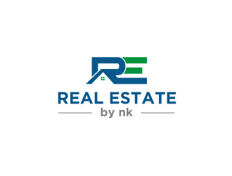 Real Estate by NK logo design by cintya