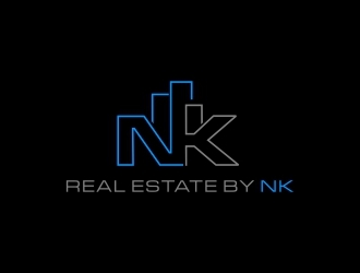 Real Estate by NK logo design by fortunato