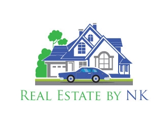 Real Estate by NK logo design by AYATA