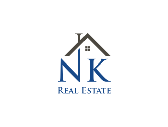 Real Estate by NK logo design by enilno