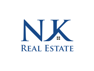 Real Estate by NK logo design by enilno
