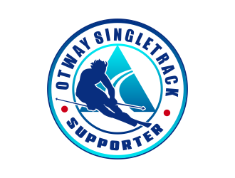 Otway Singletrack Supporter logo design by SmartTaste