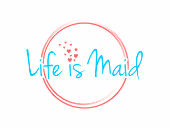 Life is Maid logo design by hidro
