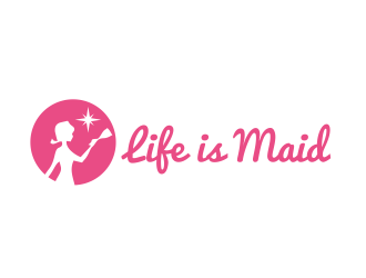 Life is Maid logo design by serprimero