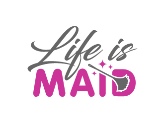 Life is Maid logo design by SOLARFLARE