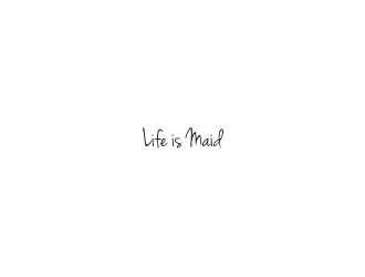 Life is Maid logo design by logitec