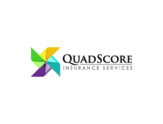 QuadScore Insurance Services logo design by Donadell
