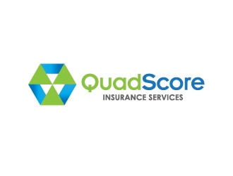 QuadScore Insurance Services logo design by STTHERESE