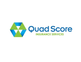 QuadScore Insurance Services logo design by STTHERESE