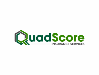 QuadScore Insurance Services logo design by ingepro