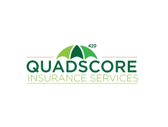 QuadScore Insurance Services logo design by Erasedink