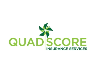 QuadScore Insurance Services logo design by Erasedink