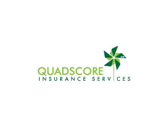 QuadScore Insurance Services logo design by Erasedink