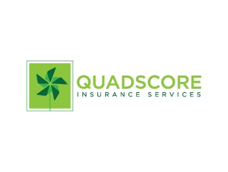 QuadScore Insurance Services logo design by Erasedink