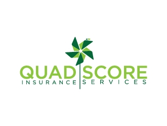 QuadScore Insurance Services logo design by Erasedink