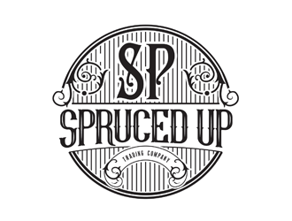 Spruced Up Trading Company logo design by logolady