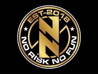 NO RISK NO FUN logo design by MAXR