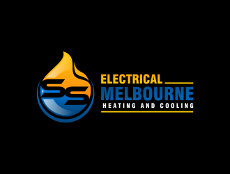 SS ELECTRICAL MELBOURNE (HEATING AND COOLING) logo design by pakderisher