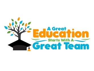 A Great Education Starts With A Great Team logo design by DreamLogoDesign