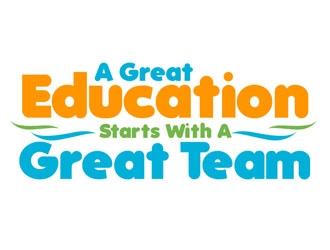 A Great Education Starts With A Great Team logo design by DreamLogoDesign