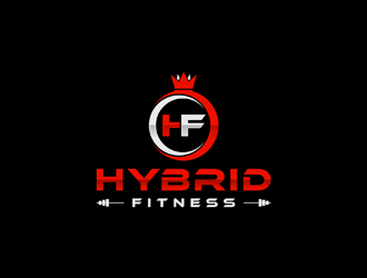 Hybrid Fitness logo design by ndaru