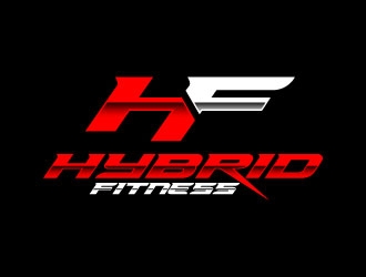 Hybrid Fitness logo design by daywalker