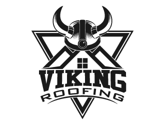 Viking Roofing logo design by fastsev