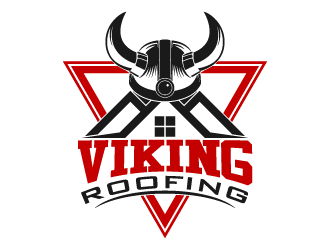 Viking Roofing logo design by fastsev
