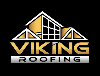 Viking Roofing logo design by THOR_