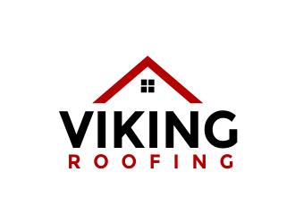 Viking Roofing logo design by Girly