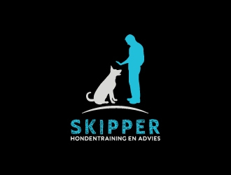 Skipper hondentraining en advies logo design by Boomstudioz