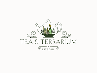 Tea & Terrarium logo design by wonderland