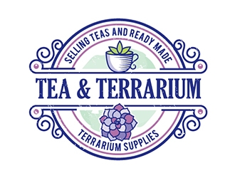 Tea & Terrarium logo design by logoguy