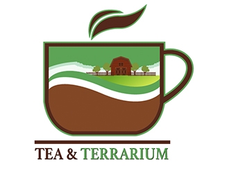 Tea & Terrarium logo design by rikFantastic
