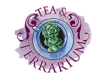 Tea & Terrarium logo design by DreamLogoDesign