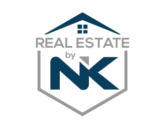 Real Estate by NK logo design by wastra