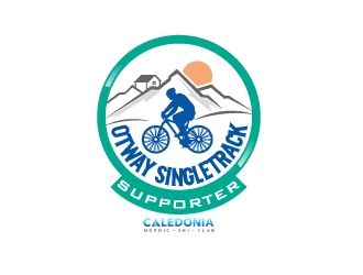Otway Singletrack Supporter logo design by usashi