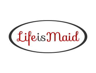 Life is Maid logo design by lexipej