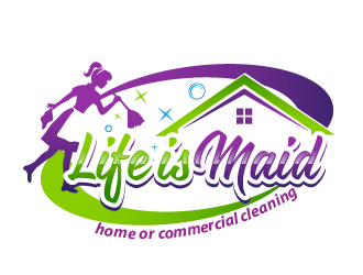 Life is Maid logo design by THOR_