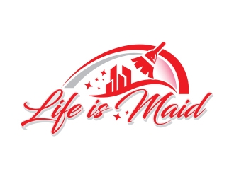 Life is Maid logo design by Eliben