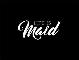 Life is Maid logo design by hole