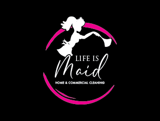 Life is Maid logo design by Rachel