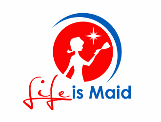 Life is Maid logo design by serprimero