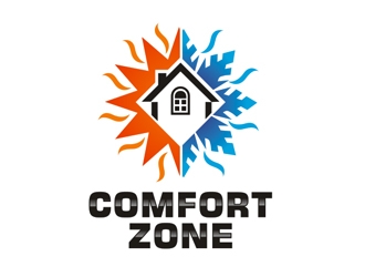 Comfort Zone LLC logo design by Foxcody
